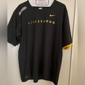 Mens Nike Livestrong Dri-Fit Active Performance Training T-Shirt, Sz XL